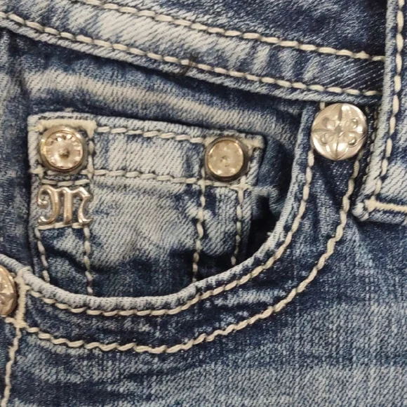 Miss Me , Size 25 ,Stylish Blue Women's Jeans - Picture 7 of 17